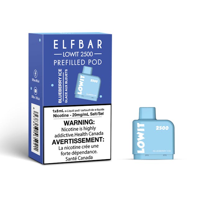 Product for sale: Elf Bar Lowit 2500 Puff Prefilled Pod - 10ct - Excise Version-undefined