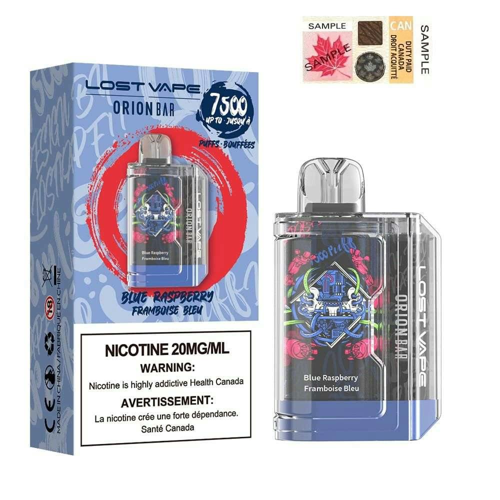 Lost Vape Disposable-Orion Bar 20mg 7500 Puffs (5CT)-Excise Version-undefined | For sale Jubilee Distributors