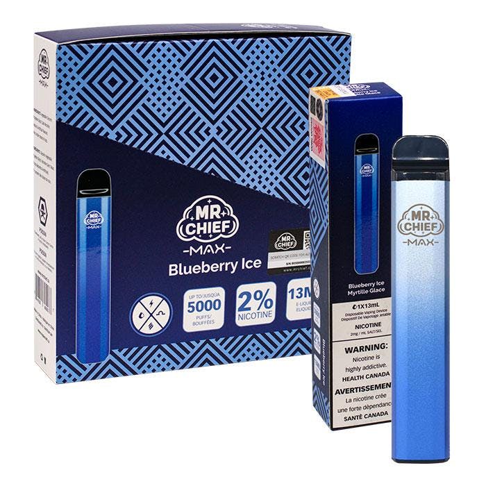 Mr Chief Max  5000 Puffs Disposable Vape Ct-5 = Excise Version-undefined | For sale Jubilee Distributors