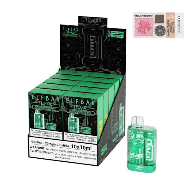 Product for sale: ELF Bar TE5000 Disposable Vape - 10ct - Excise Version-undefined