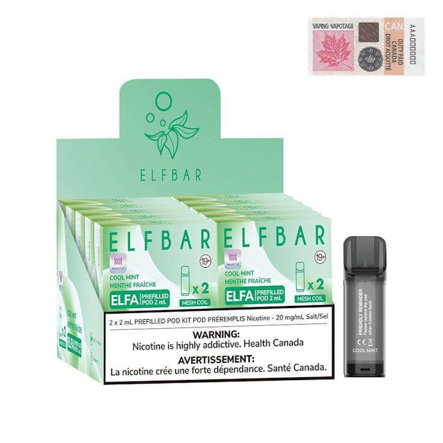 Product for sale: ELFBAR - Elfa Pre-Filled Pod 2/Pack (10CT) - Excise Version-undefined