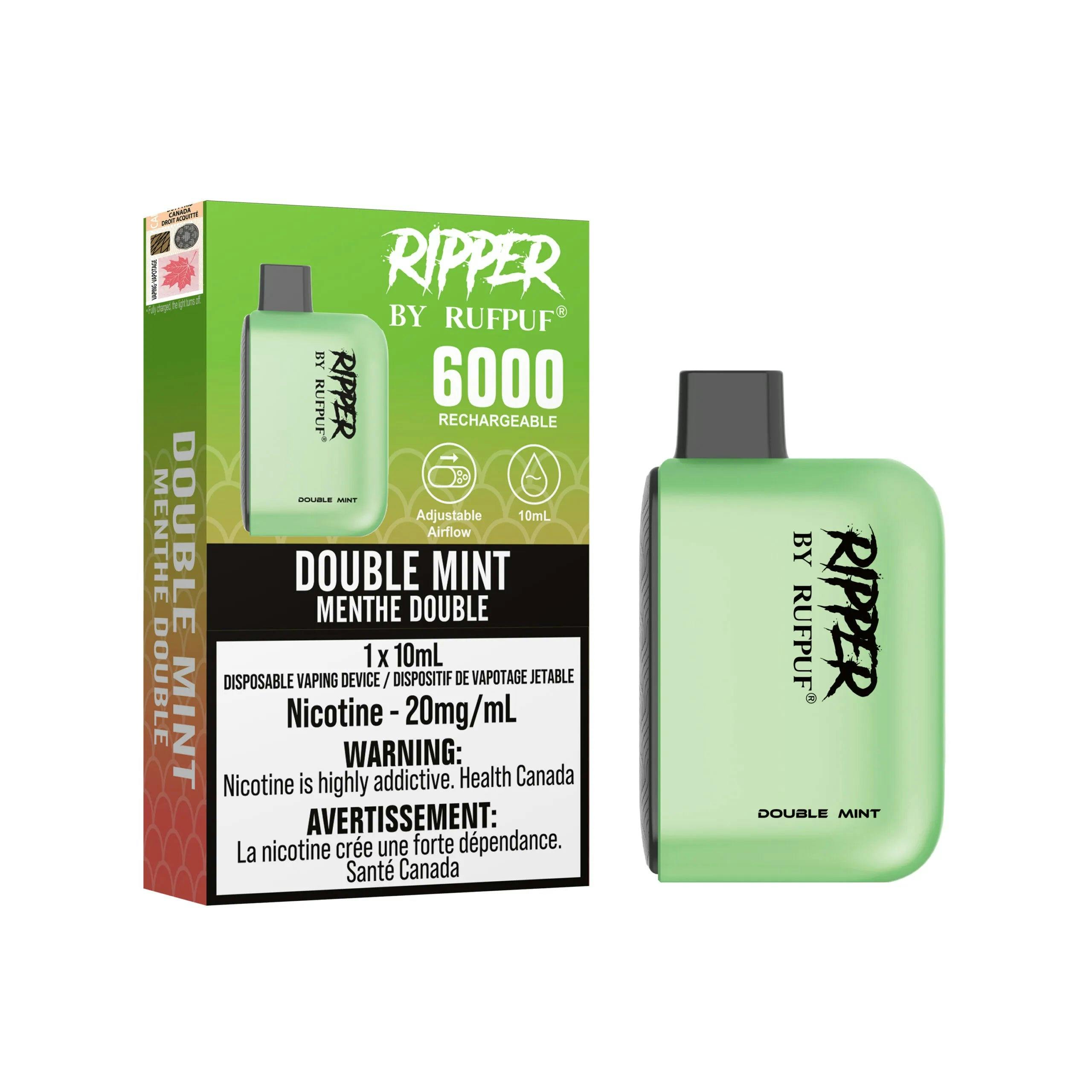 Rufpuf Ripper 20mg 6000 Puffs 10CT- Excise Version-undefined | For sale Jubilee Distributors
