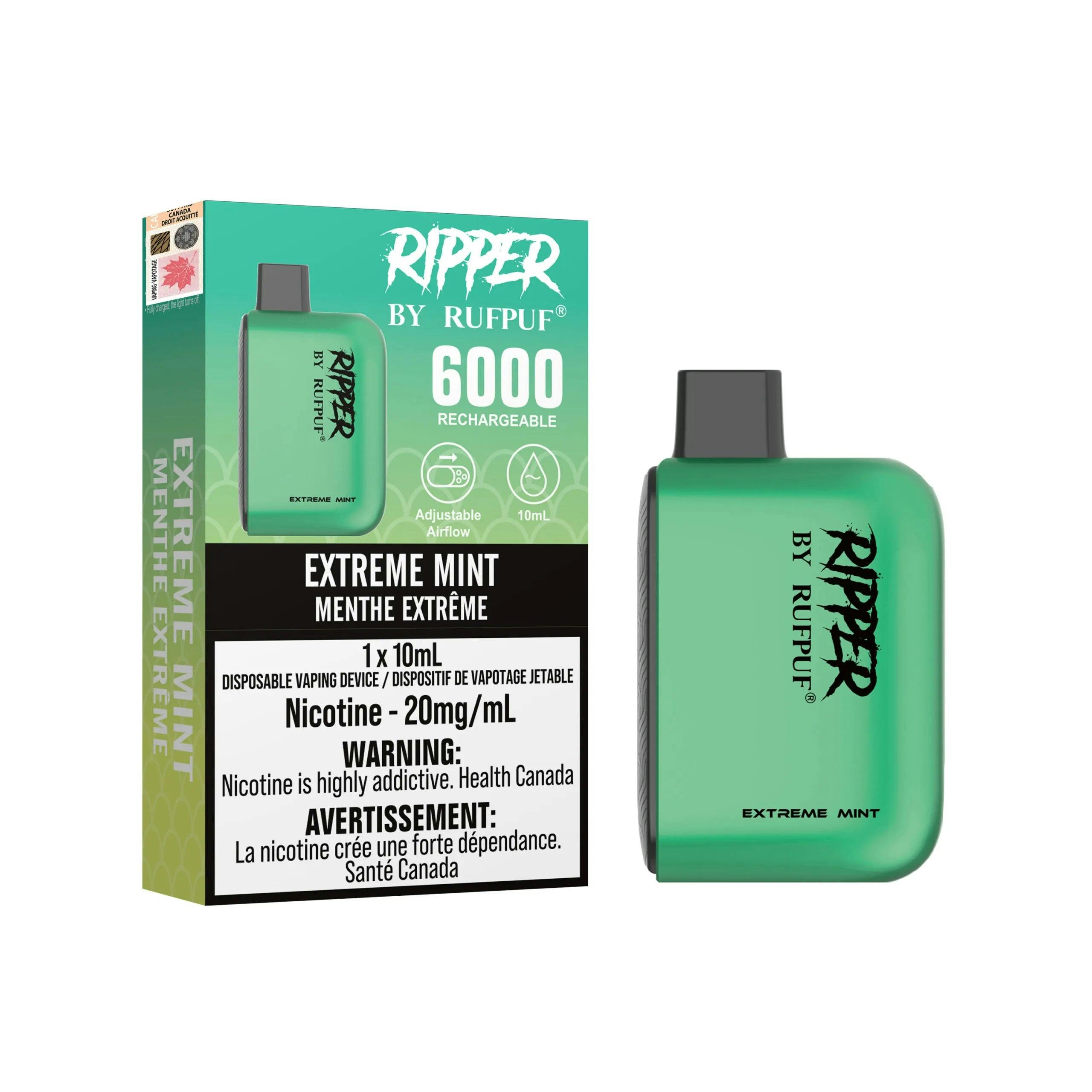 Rufpuf Ripper 20mg 6000 Puffs 10CT- Excise Version-undefined | For sale Jubilee Distributors