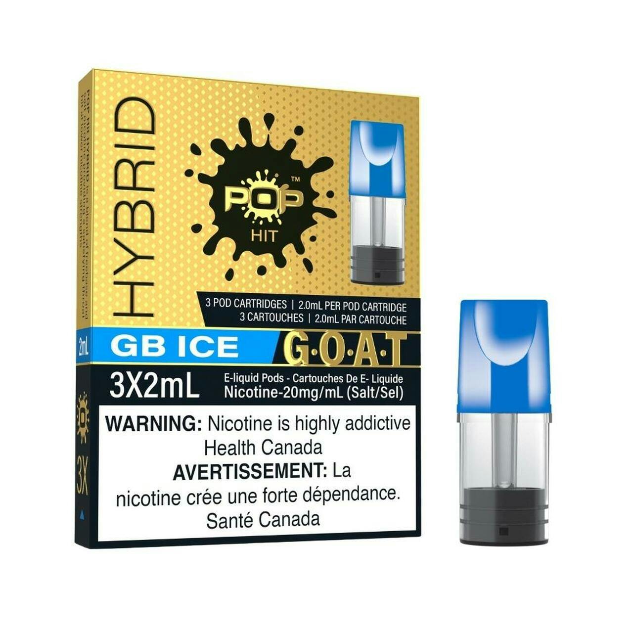 Pop Pods Hybrid 2% G.O.A.T. Series - 5ct = EXCISE VERSION-undefined | For sale Jubilee Distributors