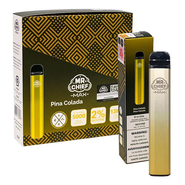 Product for sale: Mr Chief Max  5000 Puffs Disposable Vape Ct-5 = Excise Version-undefined