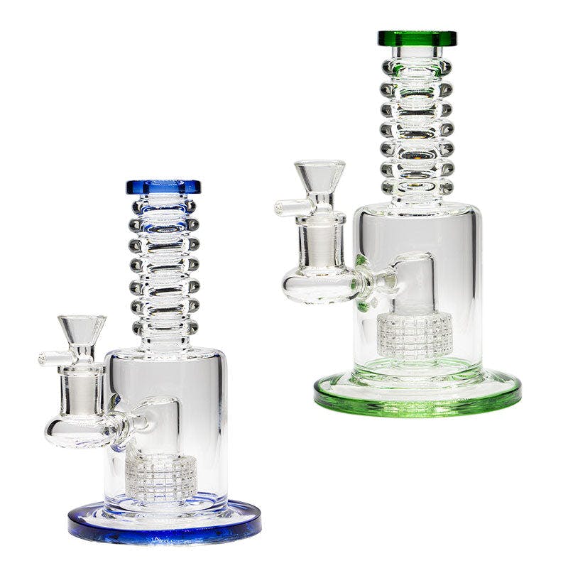 Product for sale: J09 8.5" 5MM PERCOLATOR STYLE BONG - ASSORTED-Default Title