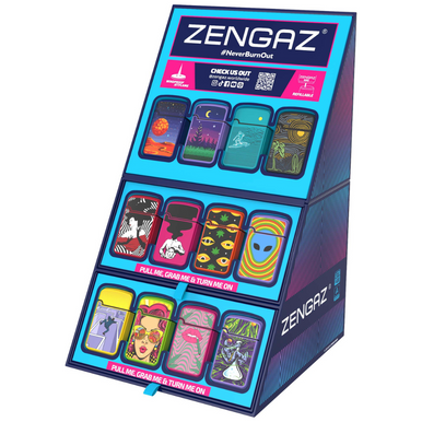Product for sale: Zengaz Royal (ZL-12) Jet Rubberized Cube Lighters - 48ct-undefined