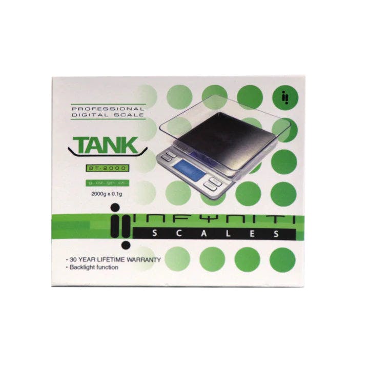 Product for sale: Infyniti Tank Digital Scale, 2000g x 0.1g-Default Title