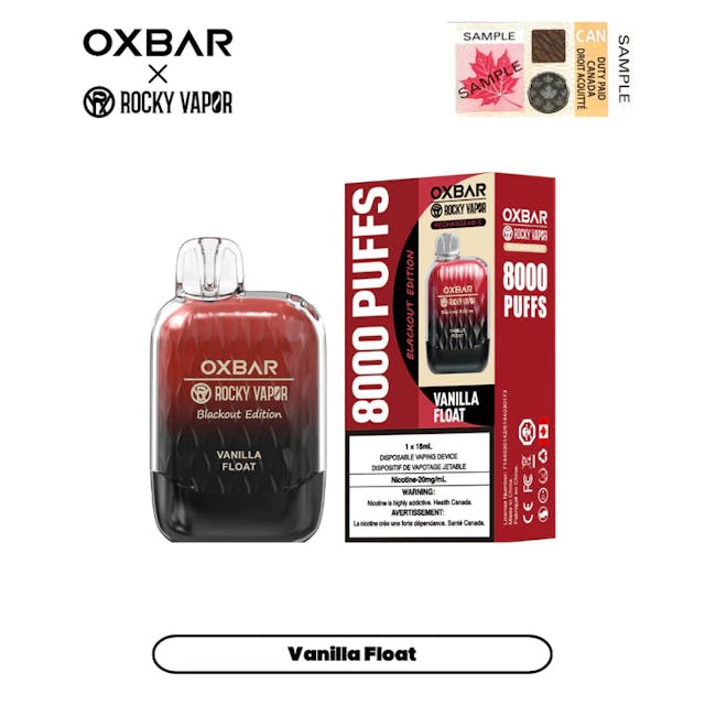 Product for sale: OXBAR Rocky Vapor 8000 Puffs (20mg/ml) Disposable Device - Excise Version-undefined