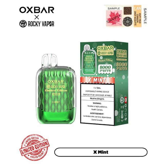 Product for sale: Rocky Vapor OXBAR G-8000 Limited Edition (5CT) - Excise Version-undefined