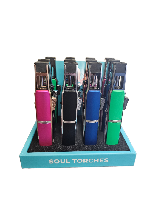 Product for sale: Soul Single Flame Torch Lighter (1815) – 12CT-Default Title