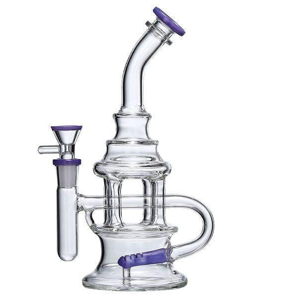 Product for sale: S2060 Purple -Soul Recycler Bong / Dab Rig – Comes with a 4mm Quartz Banger and Gift Box-Default Title