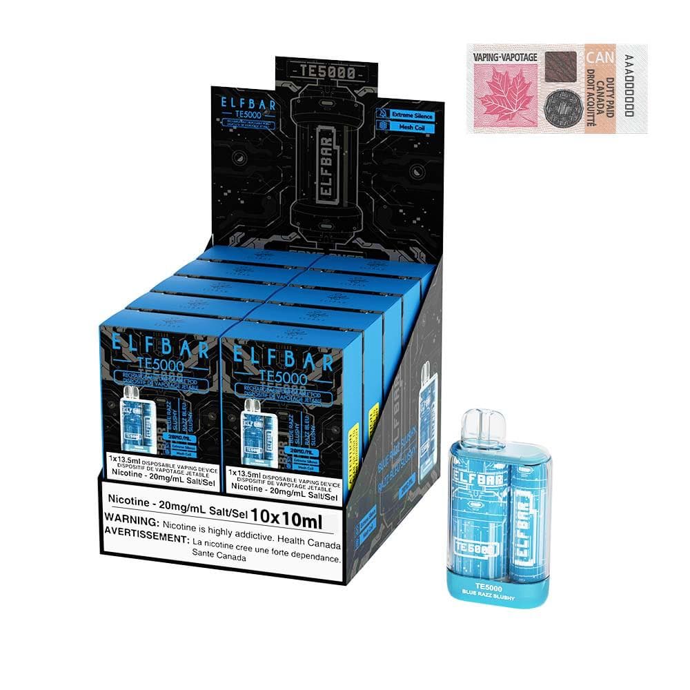 Product for sale: ELF Bar TE5000 Disposable Vape - 10ct - Excise Version-undefined