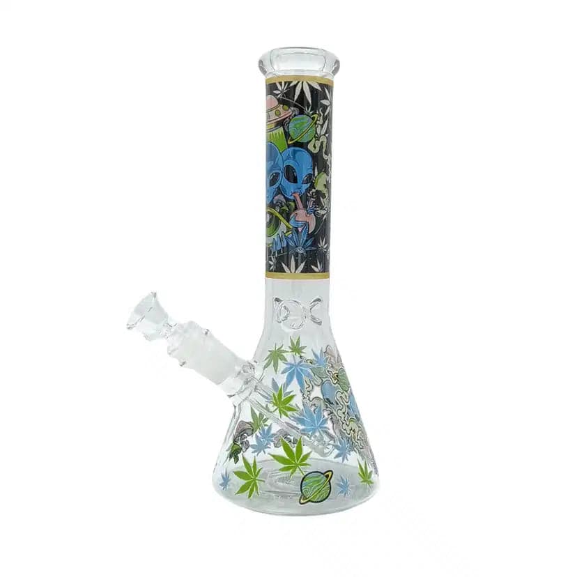 Product for sale: MG-202E = 10” Alien Planet Art Beaker Bong