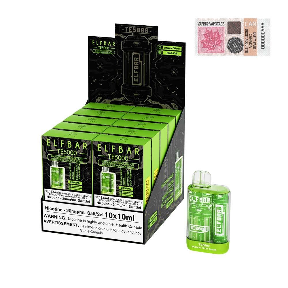 Product for sale: ELF Bar TE5000 Disposable Vape - 10ct - Excise Version-undefined