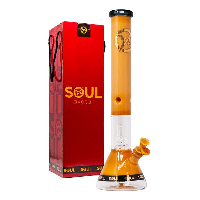 Product for sale: Soul Glass Avatar Series 18 Inches Bong - Jade Yellow (TSG-18JYEL)-Default Title