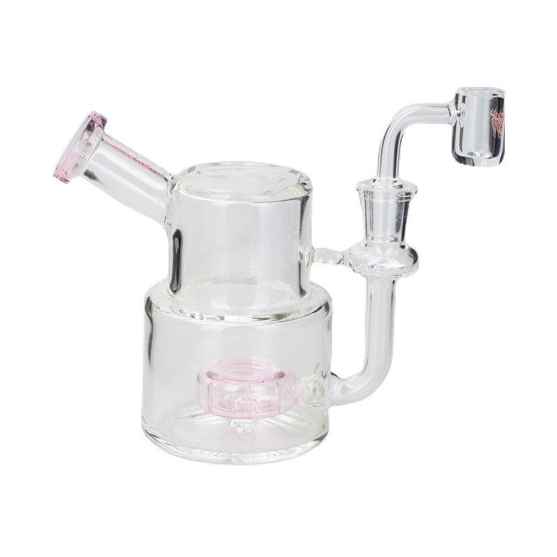 Product for sale: 5″ Glass Bong with Bowl & Banger – Pink