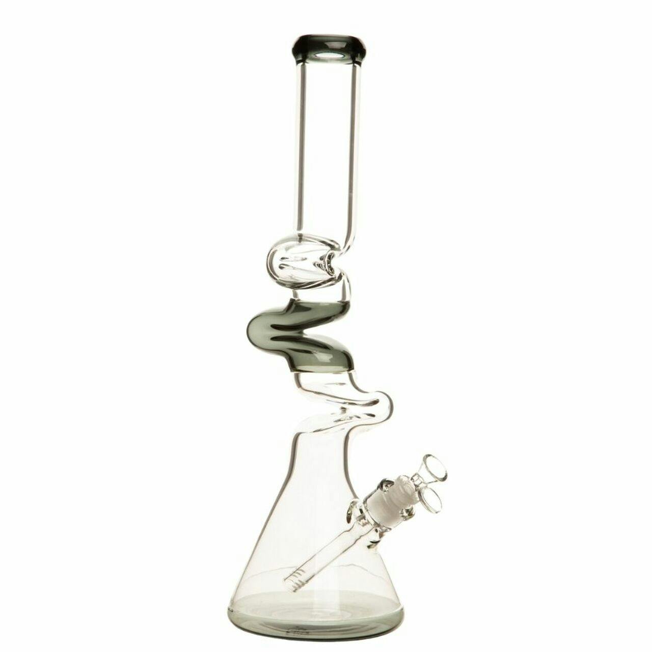 Product for sale: MB281 – 17″ Squiggly Wiggly Glass Bong-Default Title
