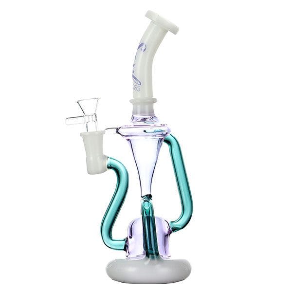 Product for sale: S2062 10" Recycler Bong - Purple/White