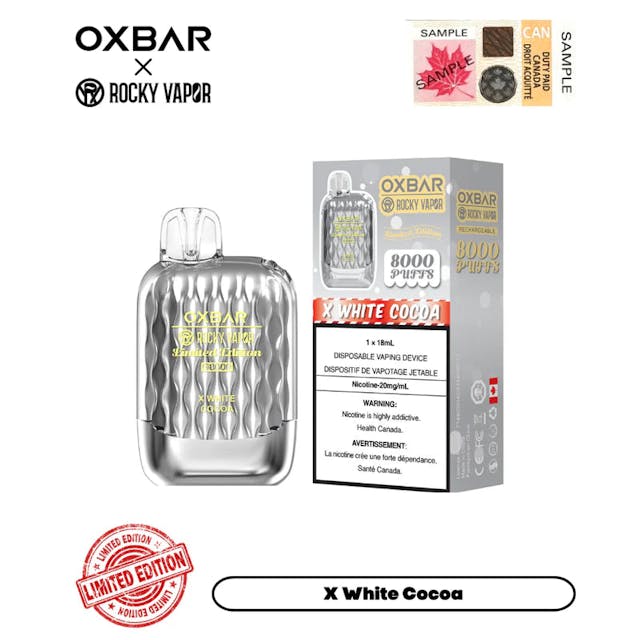 Product for sale: Rocky Vapor OXBAR G-8000 Limited Edition (5CT) - Excise Version-undefined