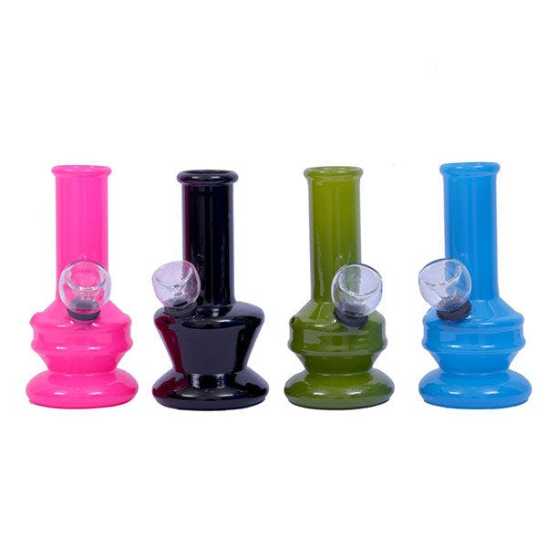 Product for sale: 5″ Mini Bong With One Percolator Comes Assorted-Default Title