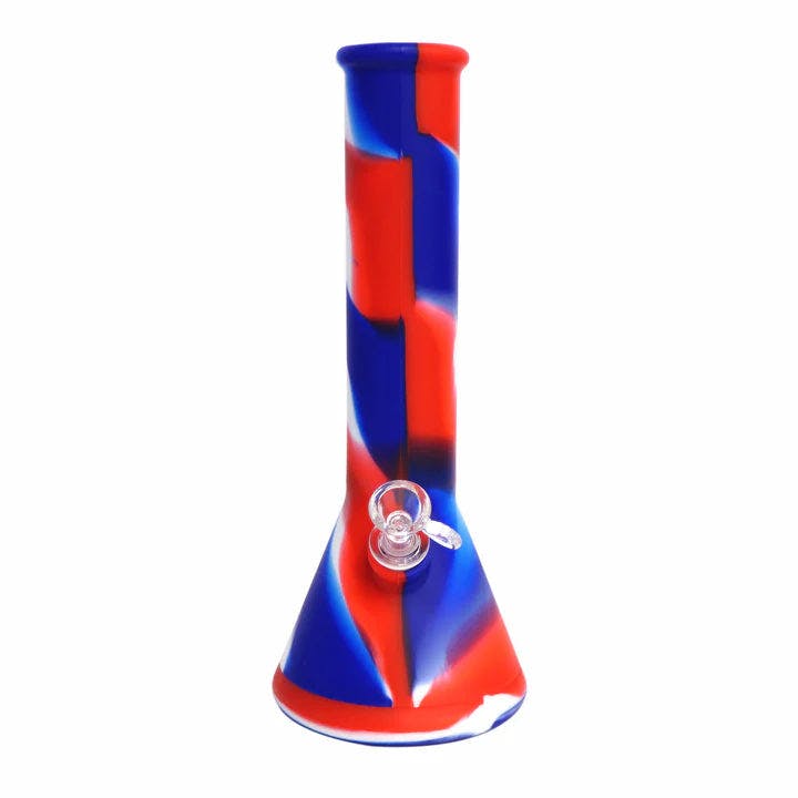 Product for sale: GP1771-12" Silicone Water Pipe with Beaker Base-Default Title