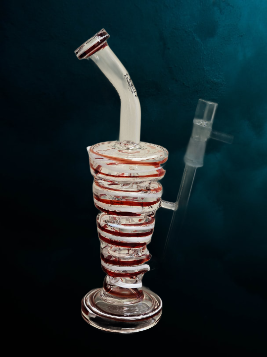 Product for sale: JD156 - Candy Cane 11" Glass Bong-Default Title