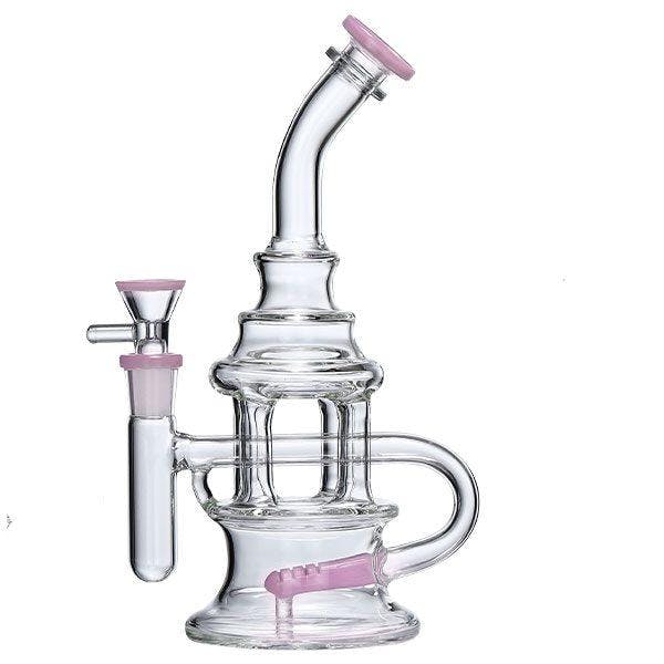 Product for sale: S2060 Pink -Soul Recycler Bong / Dab Rig – Comes with a 4mm Quartz Banger and Gift Box-Default Title